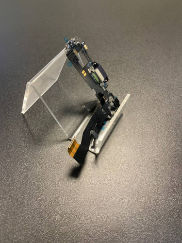 Нижний шлейф зарядки Iphone 12 original (AASP)снятый