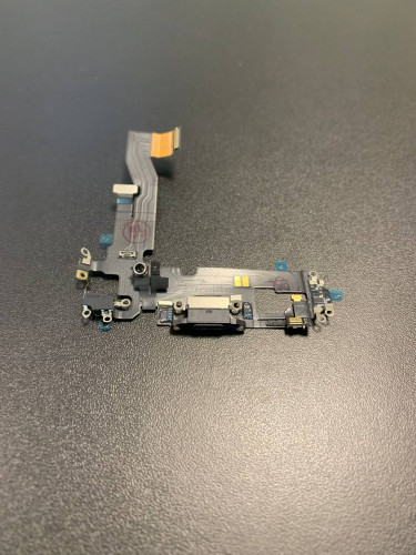 Нижний шлейф зарядки Iphone 12 original (AASP)снятый