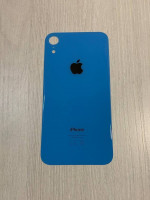 Заднее стекло (крышка) для IPhone Xr голубое (BLUE)