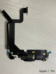 Нижний шлейф зарядки Iphone 14 Pro Max (AASP) снятый