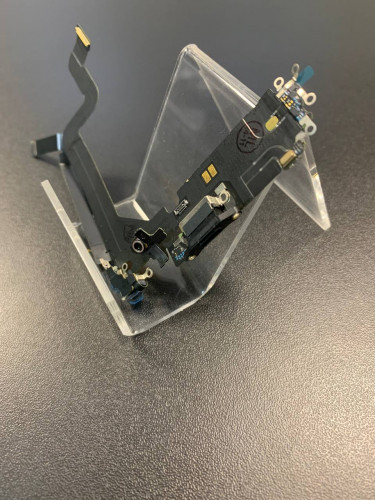 Нижний шлейф зарядки Iphone 14 Pro Max (AASP) снятый