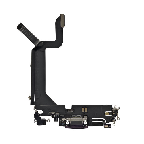 Нижний шлейф зарядки Iphone 14 Pro Max (AASP) снятый
