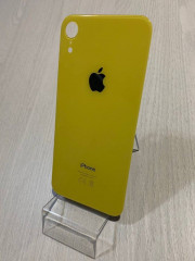 Заднее стекло (крышка) для IPhone Xr желтое (YELLOW)