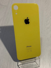 Заднее стекло (крышка) для IPhone Xr желтое (YELLOW)