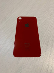 Заднее стекло (крышка) для IPhone Xr красное (RED)
