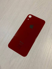 Заднее стекло (крышка) для IPhone Xr красное (RED)
