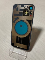 iPhone 14 задняя крышка в сборе с окошками камеры (Starlight) сияющая звезда (белая)