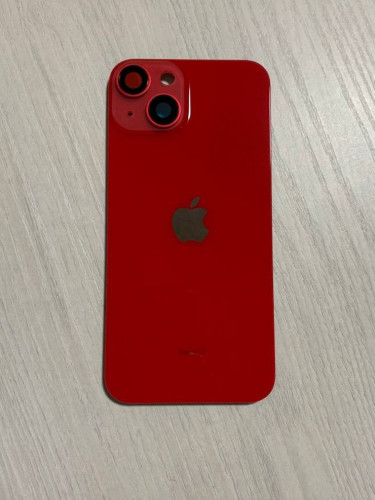 iPhone 14 задняя крышка в сборе с окошками камеры (Red) Красный