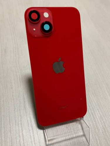 iPhone 14 задняя крышка в сборе с окошками камеры (Red) Красный