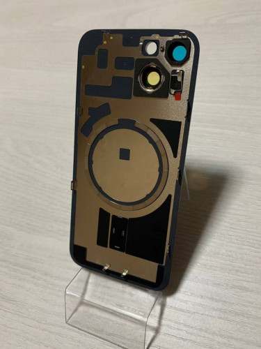  iPhone 14 задняя крышка в сборе с окошками камеры (Midnight) Чёрный