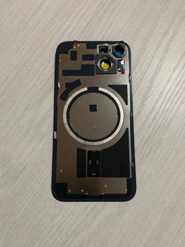  iPhone 14 задняя крышка в сборе с окошками камеры (Midnight) Чёрный