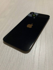  iPhone 14 задняя крышка в сборе с окошками камеры (Midnight) Чёрный