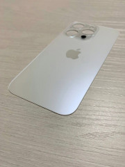 Заднее стекло (крышка) для IPhone 14 Pro белое (SILVER)