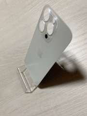 Заднее стекло (крышка) для IPhone 14 Pro белое (SILVER)
