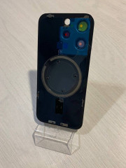 iPhone 15 Pro задняя крышка в сборе с окошками камеры (White Titanium) белый титан