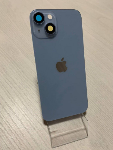  iPhone 14 задняя крышка в сборе с окошками камеры (Blue) Голубой