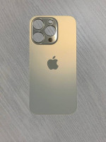 Заднее стекло (крышка) для IPhone 14 Pro золотое (GOLD)