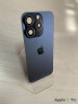Задняя крышка iPhone 15 Pro в сборе с окошками камеры (Blue Titanium) синяя