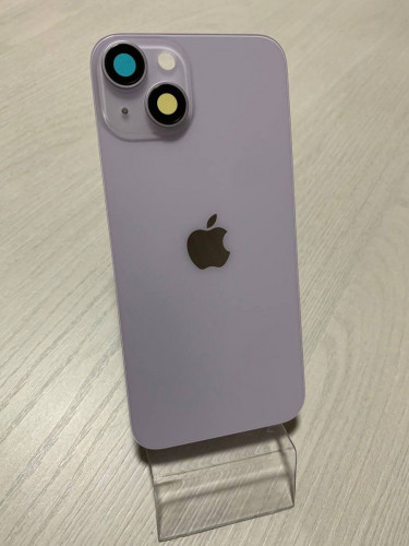 iPhone 14 задняя крышка в сборе с окошками камеры (Purple) Фиолетовый