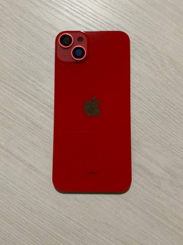 iPhone 14 Plus задняя крышка в сборе с окошками камеры (Red) Красный