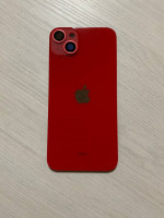 iPhone 14 Plus задняя крышка в сборе с окошками камеры (Red) Красный