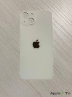 Заднее стекло (крышка) для IPhone 13 белое (STARLIGHT)