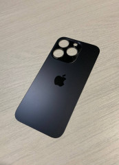 Заднее стекло (крышка) для IPhone 14 Pro черное (SPACE BLACK)