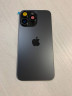 iPhone 15 Pro Max задняя крышка в сборе с окошками камеры (Black Titanium) черный титан