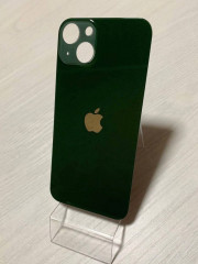 Заднее стекло (крышка) для IPhone 13 зеленое (GREEN)