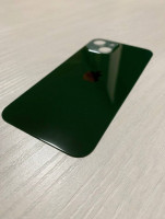 Заднее стекло (крышка) для IPhone 13 зеленое (GREEN)