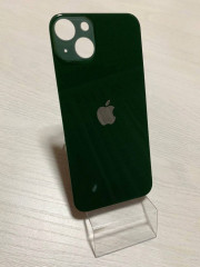 Заднее стекло (крышка) для IPhone 13 зеленое (GREEN)