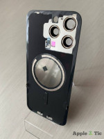 iPhone 15 Pro Max задняя крышка в сборе с окошками камеры (Natural Titanium) натуральный титан