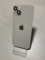 iPhone 14 Plus задняя крышка в сборе с окошками камеры (Starlight) Белый