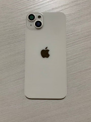 iPhone 14 Plus задняя крышка в сборе с окошками камеры (Starlight) Белый