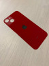 Заднее стекло (крышка) для IPhone 13 красное (RED)