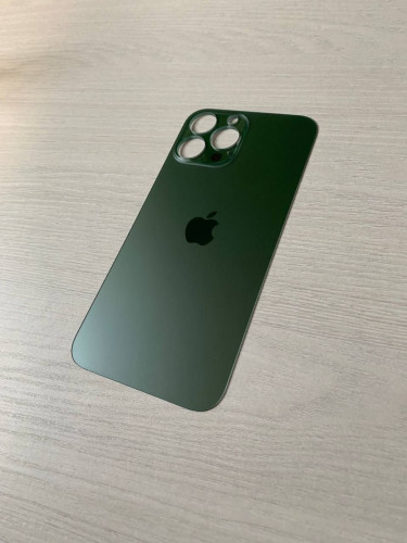 Заднее стекло (крышка) для IPhone 13 Pro Max зеленое (ALPINE GREE)