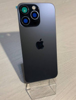 IPhone 15 Pro Max задняя крышка в сборе с окошками камеры (BLUE TITANIUM) синий титан