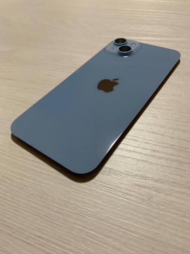  iPhone 14 Plus задняя крышка в сборе с окошками камеры (Blue) Голубой