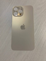 Заднее стекло (крышка) для IPhone 13 Pro Max золотое (GOLD)