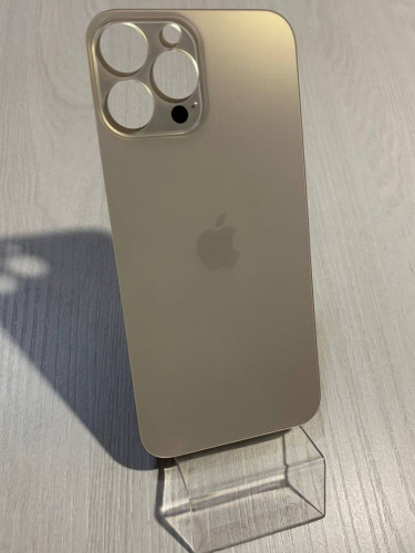 Заднее стекло (крышка) для IPhone 13 Pro Max золотое (GOLD)