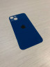 Заднее стекло (крышка) для IPhone 13 синее (BLUE)