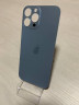 Заднее стекло (крышка) для IPhone 13 Pro Max синее (SIERRA BLUE)