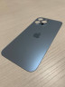 Заднее стекло (крышка) для IPhone 13 Pro Max синее (SIERRA BLUE)