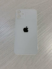Заднее стекло (крышка) для IPhone 12 mini белое (WHITE)