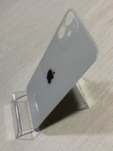 Заднее стекло (крышка) для IPhone 12 mini белое (WHITE)