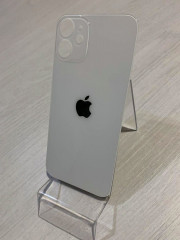 Заднее стекло (крышка) для IPhone 12 mini белое (WHITE)
