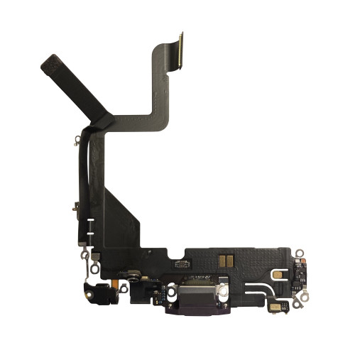 Нижний шлейф зарядки Iphone 14 Pro (AASP) снятый