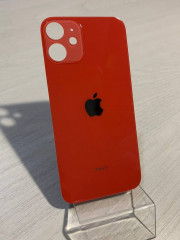 Заднее стекло (крышка) для IPhone 12 mini красное (RED)