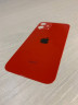 Заднее стекло (крышка) для IPhone 12 mini красное (RED)