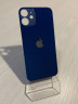 Заднее стекло (крышка) для IPhone 12 mini синее (BLUE)